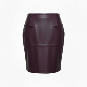 DKNY Deep Purple Pencil Skirt Size 16